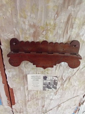 1830s Folk Art CUTLERY RACK with Carved Initials M V from Sally VanDenBossche's Dining Room